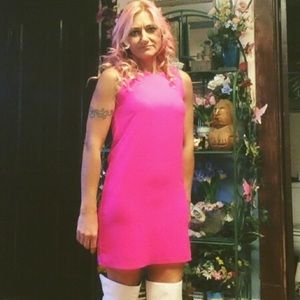 Hot Pink mini dress